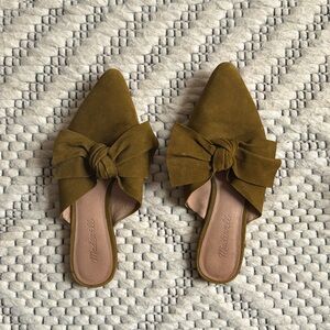 Olive Green Madewell slides